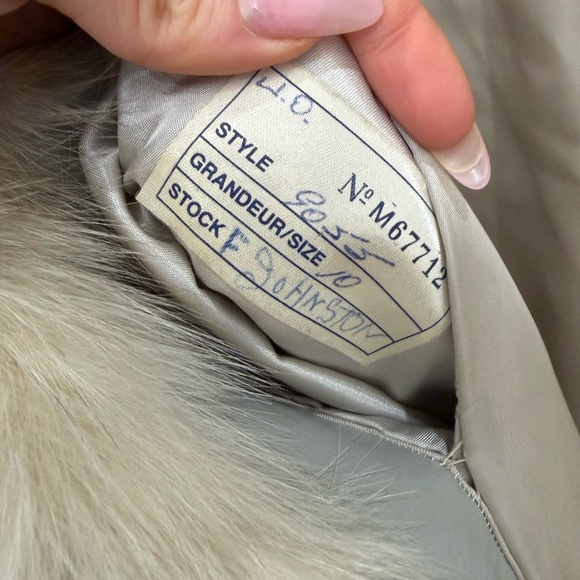 Vintage mink with fox Fur Coat - Picture 6 of 14